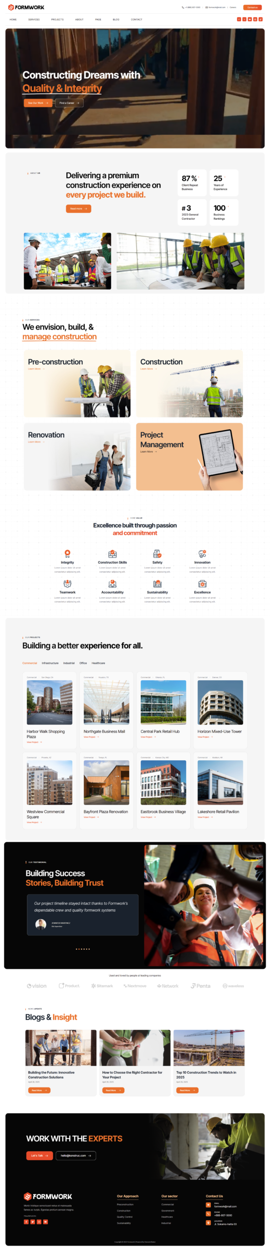 Formwork Construction